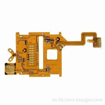 4-layer Flexible PCBs, 100% Electrical Tested and Chem Ni/Au